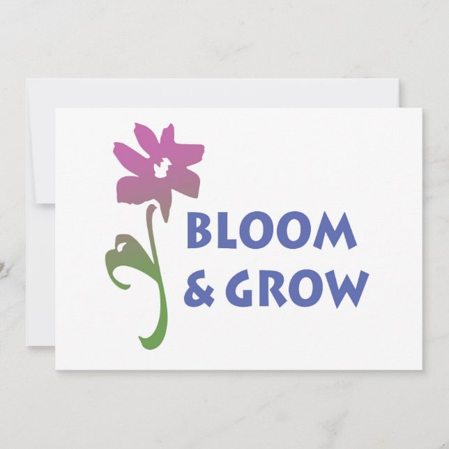 Bloom and Grow (Front)