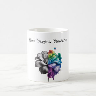 Bloom Beyond Boundaries Inspirational Flower Mug