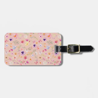 Bloom Bliss Luggage Tag - Peach Blush Charm