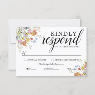 Bloom & Bliss Response Card