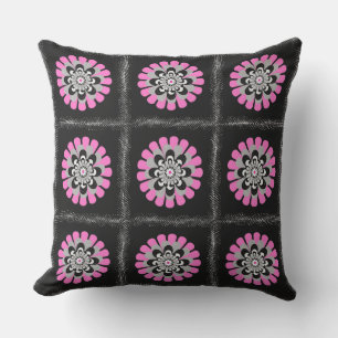 Bloom Blush Patchwork Outdoor Pillow