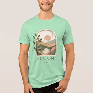 Bloom Boho Nature Landscape | Grow Through What Yo Tri-Blend Shirt