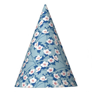 Bloom Botanic Floral Soft Blush Party Hat