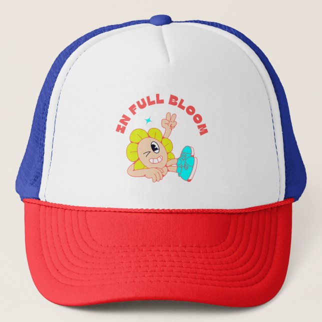 Bloom & Bounce Trucker Hat (Front)