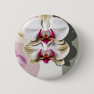 Bloom Bright Orchid Button  