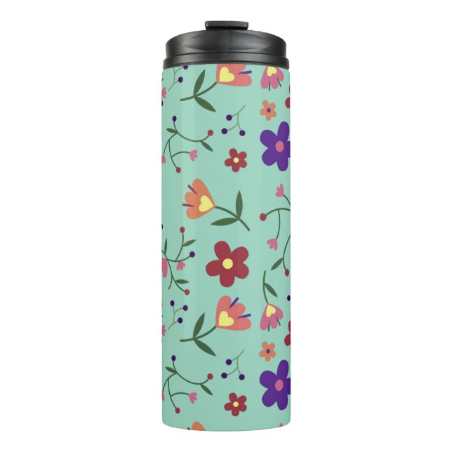 Bloom Buddy : Bouteille d'eau florale (Devant)