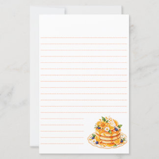 bloom Cafe Pancake Stationery