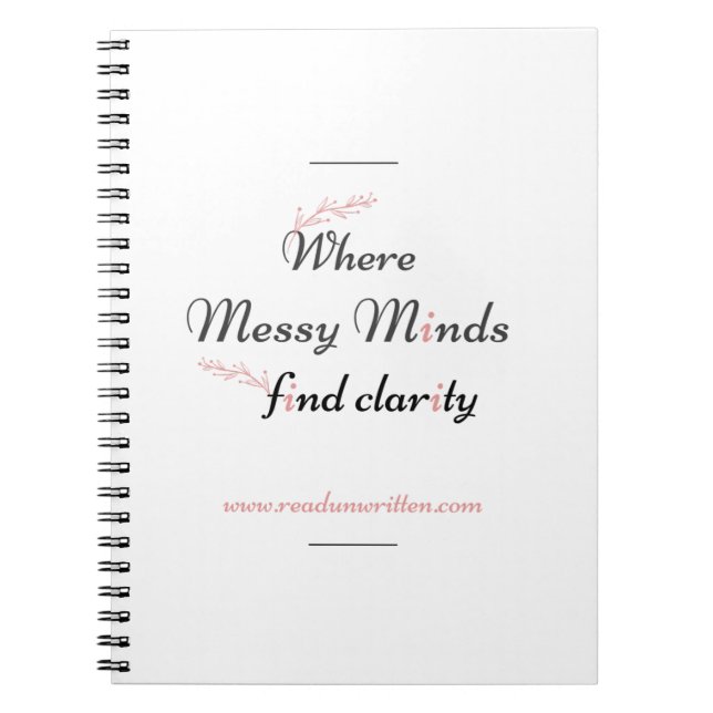 Bloom Clarity Notebook (Front)