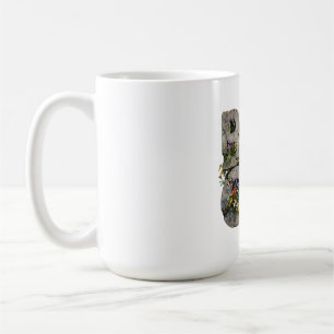 Bloom Concrete Wildflower Typography Mental Health Coffee Mug