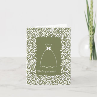 Bloom Customizable Bridesmaid Request Card