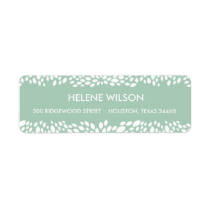 Bloom Customizable Return Address Labels