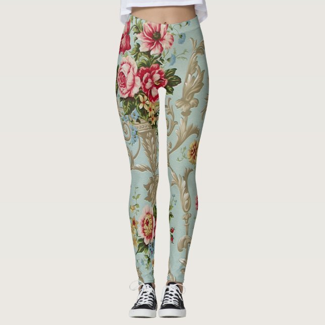 Bloom Flower - Leggings (Front)