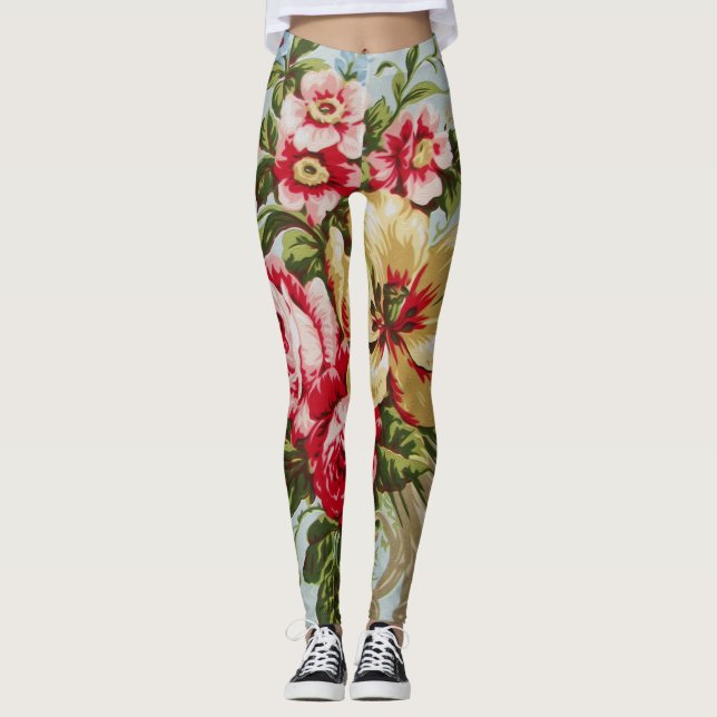 Bloom Flower - Leggings (Front)