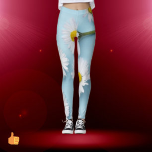 Bloom Fusion Leggings: Vibrant Floral Elegance Leggings