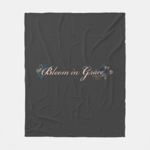 Bloom in Grace Fleece Blanket