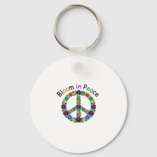 Bloom in Peace Keychain