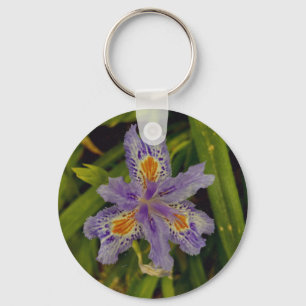 bloom in purple keychain