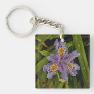 bloom in purple keychain