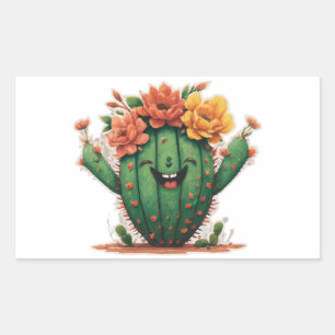 Bloom là où vous êtes planté : Sticker Cactus sour