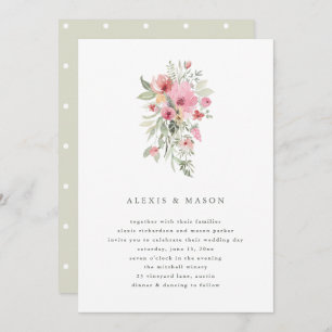 Bloom minimal   Faire-part de mariage