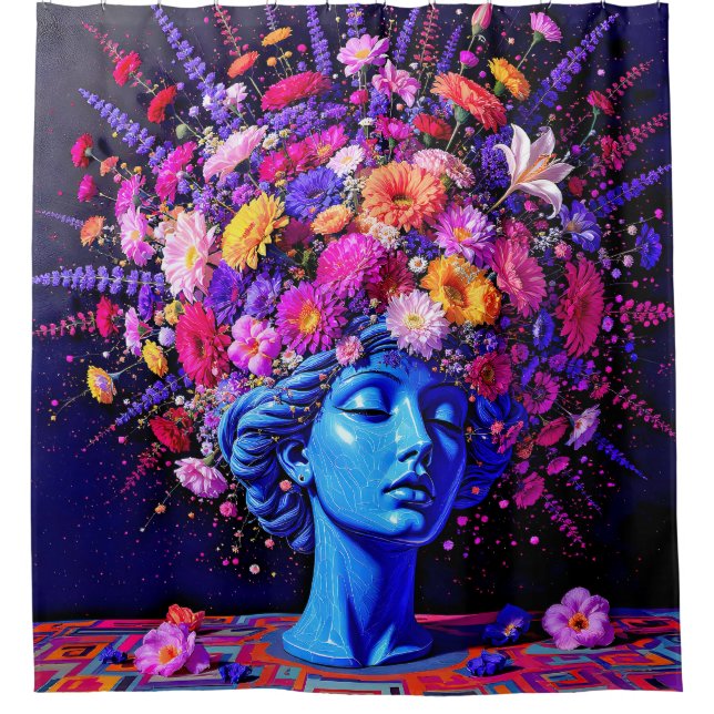 "Bloom of Eternity" – A Colourful Surreal Portrait (Front)