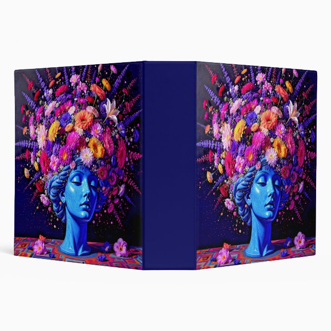 "Bloom of Eternity" – A Colourful Surreal Portrait Binder (Background)