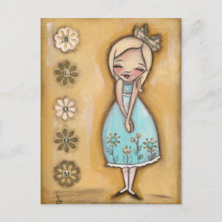BLOOM  - postcard