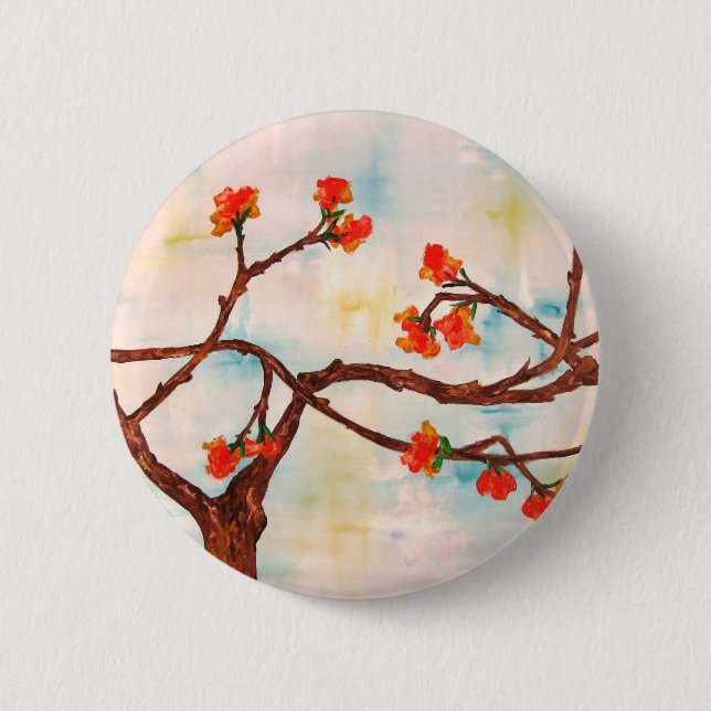 Bloom Range 2 Inch Round Button (Front)