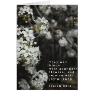 Bloom Scripture Card