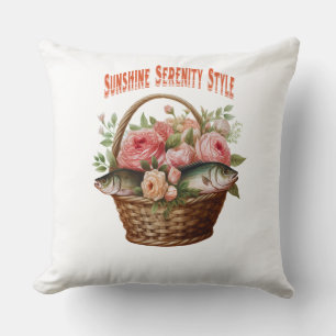 🐟 Bloom & Splash Pillow 🌸