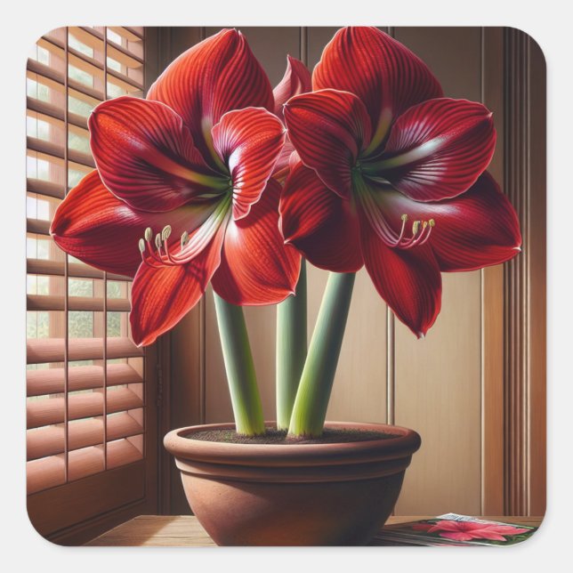 Bloom Square Sticker (Front)