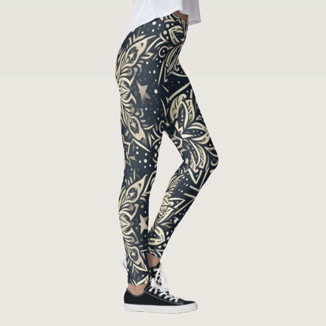 Bloom Symmetry Leggings (Right)