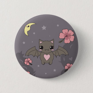 Bloom the Fruit Bat 2 Inch Round Button
