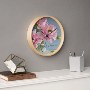 Bloom Time-A Floral Wallclock to Brighten Up Space