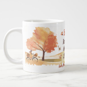 Bloom Where You Are Planted   Back to School Girl Large Coffee Mug