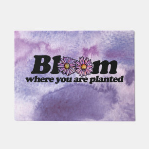 Bloom Where you are Planted Doormat