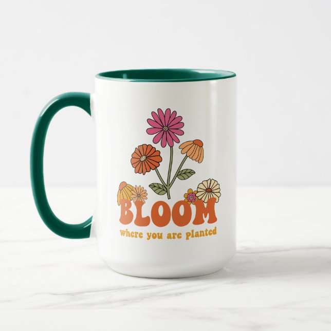 Bloom Where you are Planted Mug (Left)