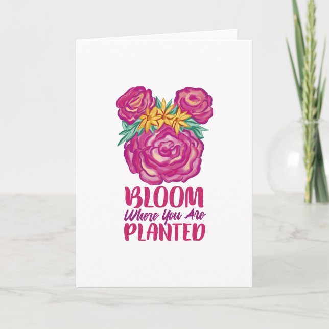 Bloom Where you are Plantzed Card (Front)