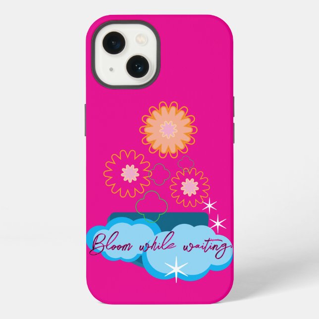 Bloom while waiting Iphone 13 phone case (Back)