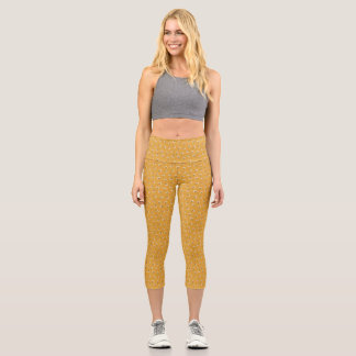 Bloom Wild, And Never Apologize Capri Leggings
