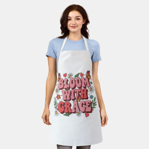 Bloom With Grace Retro Apron