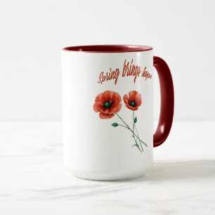 "Bloom with Hope – Spring Flower Mug" Mug