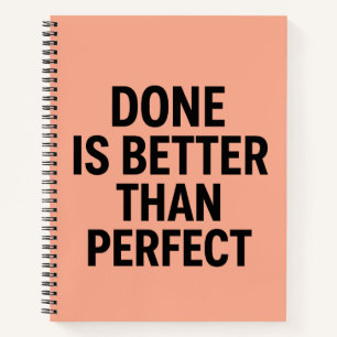 Bloom with Resilience – Motivational Typography De Notebook