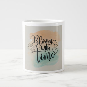 Bloom With Time  Large Coffee Mug