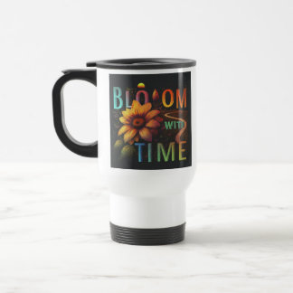 "Bloom with Time" Travel Coffee Mug