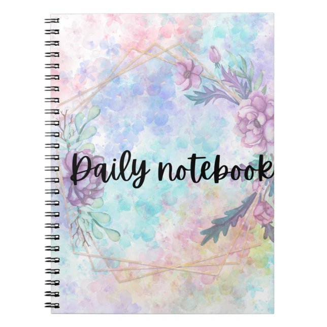 Bloom & Write – Floral Notebook (Front)