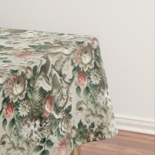 Bloombound Sentinel – Gothic Medium Pattern Tablecloth