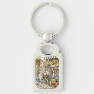 Bloomcore Flower Market Bicycle Keychain