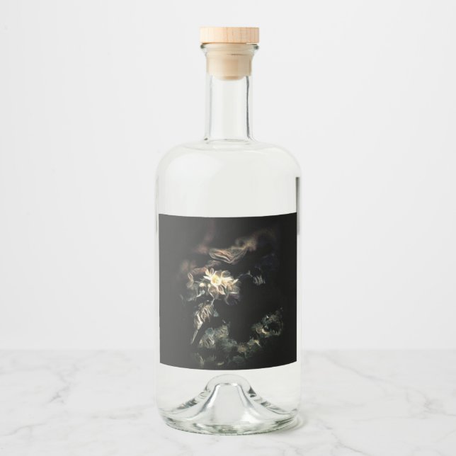 Bloomed Liquor Bottle Label (Front)