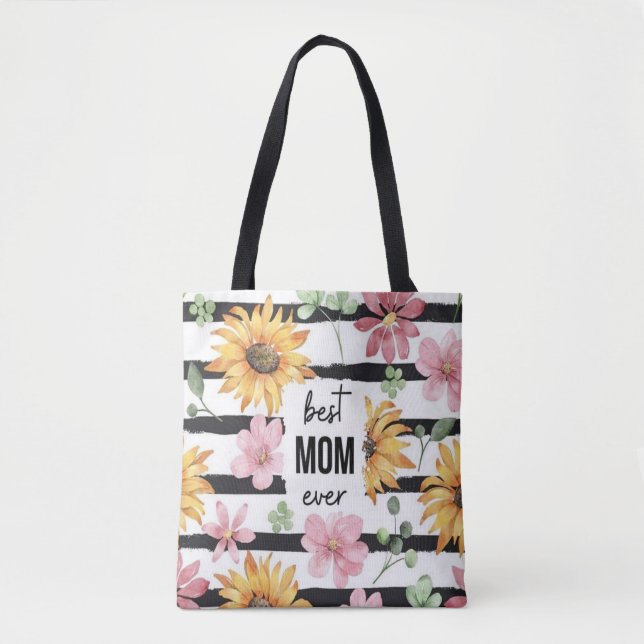  Bloomed with Love: A Tote for the Best Mom Ever (Front)